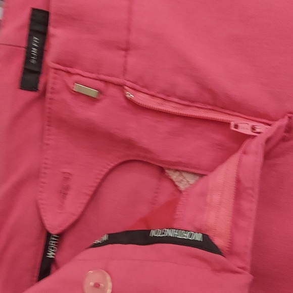 Worthington Women's slim Fit Chino Pink Capri Pants Sz 4 - Picture 6 of 9